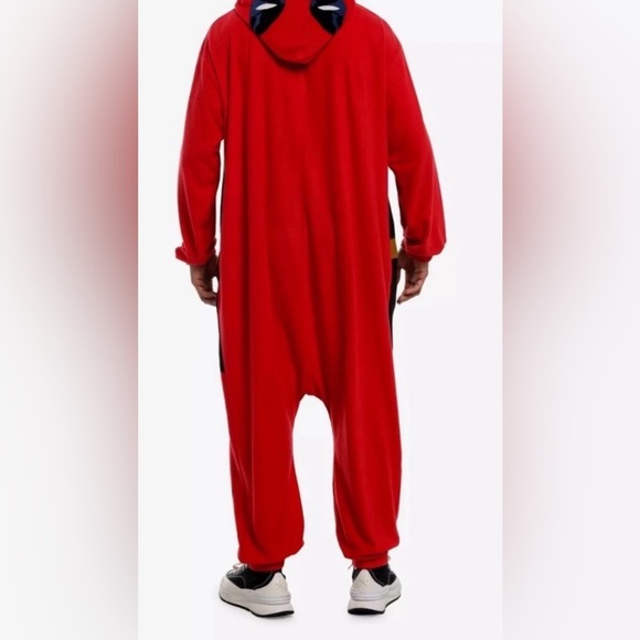 Marvel Studios Red and Black Deadpool & Wolverine Union Suit, Sz.Small - Picture 7 of 7